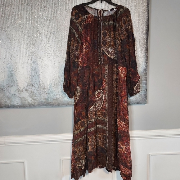 ZARA Printed midi dress - Picture 7 of 9